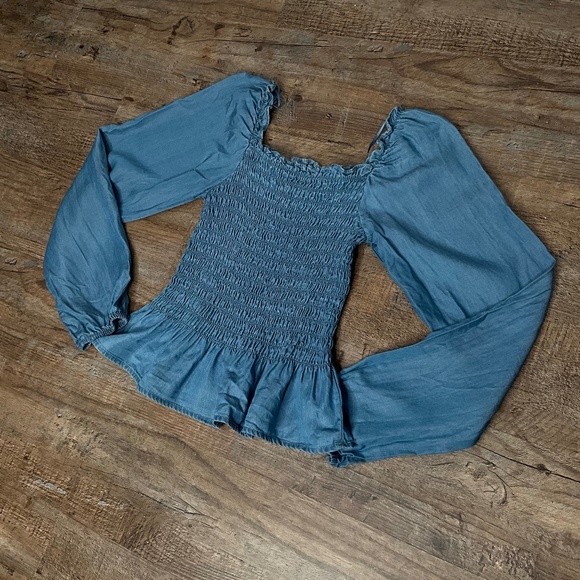 Denim Blouse - Picture 1 of 3